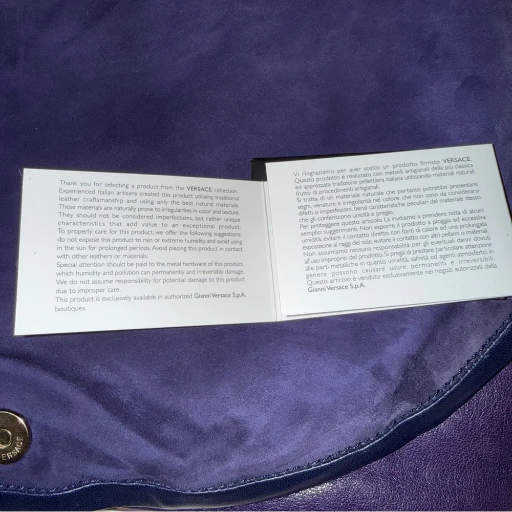 Vintage Versace Suede & Leather Shoulder Flap Messenger Bag - Picture 14 of 16